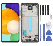 Pantalla LCD OLED de 6,33 pulgadas para Samsung Galaxy A52 5G SM-A526 digitalizador de montaje completo con marco For Samsung Galaxy A52 5G SM-A526(6.33 inchOLED) negro