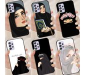 Funda de teléfono con diseño de hijab islámico para Samsung Galaxy A52, A12, A32, A42, A72, A52S, A21S, A20e, A11, A31, A51, A71, A50 y A70 Samsung A10