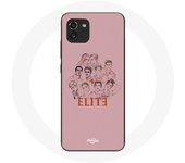 Coque pour Samsung Galaxy A03 Elite Saison 5 Affiche personnages Fanart Logo