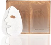REVISIS Moisture Rich Sheet Mask 3D 30 Pieces Made in Japan 3GF Individually Wrapped Unscented Uncolored Moisturizing Pore Care Face Pack Sheet
