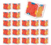 TJQ Mini Cube 3D Puzzle 3D Maze Toy Compact un premio o un pequeño regalo [Como (40 piezas)