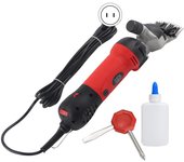 Esquiladora eléctrica portátil de ovejas con velocidad ajustable, tijeras de lana para granja, enchufe estadounidense de 110 V