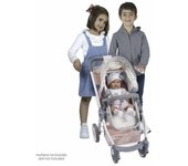 Cochecito para Muñecas Decuevas Funny Plegable 3 en 1 41 x 62 x 70 cm