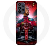 Coque Maniacase pour Samsung Galaxy A52s 5g Lewis Hamilton Ferrari officiel