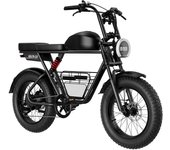 Bicicleta eléctrica GUNAI-T, motor de 1000 W, batería de 48 V, 21 Ah, 20 pulgadas, 7 velocidades negro