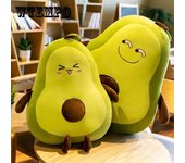 Bonita almohada de aguacate, muñeca de trapo, regalo de cumpleaños, niña, cojín, muñeca, juguete de peluche grande 35*35cm