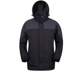 Chaqueta impermeable 3 en 1 Storm para hombre de Mountain Warehouse XL gris