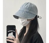 Sombrero de pescador de marca de verano para mujer, gorra con visera ancha plegable suave de Color sólido, gorra con visera para deportes al aire libre para correr
