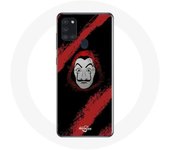 Coque Samsung Galaxy A21S la casa de papel masque peinture
