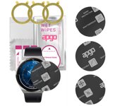 3x apgo MATTE Hybrid protective glass compatible with Huawei Watch GT 3 Pro Sport 46mm, flexible nano glass, great replacement for tempered glass, scr