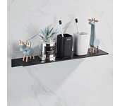 Estante de pared flotante, estante de almacenamiento para el baño, 30-60cm, estantes de baño modernos, estante de pared para cocina, organizador, armario, accesorios para el hogar 30CM