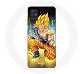 Coque maniacase pour Samsung Galaxy A51 5G Son goku dragon ball corps enervé