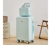 Juego de equipaje de 20/22/24 pulgadas y 26 pulgadas, maleta de viaje con ruedas, equipaje rodante ABS, cubierta de carrito para mujer, equipaje de cabina, conjunto de maleta de mano 20"