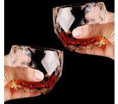 Vaso de cristal para whisky, ideal para el hogar, bar, cerveza, agua, fiestas, hoteles, bodas, vasos de regalo 280-300ml
