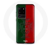 Coque Samsung Galaxy S20 Ultra portugal logo vert et rouge