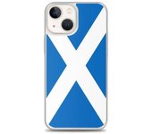 Coque iPhone - Drapeau Écosse - iPhone 13 mini - Souple - Multicolore - Vertical