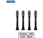 Cabezal de cepillo de dientes eléctrico, cabezal de cepillo suave, repuesto sensible, boquilla Brushheadj189 para J189 J189 (Black)