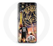 Coque pour Huawei P20 PSG Neymar et Mbappé Joyeux noël