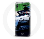 Coque pour Samsung Galaxy A10 Formule 1 Pierre Gasly Pilote F1 Blanc