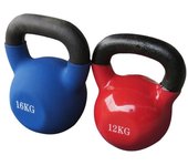 Pesas rusas para gimnasio en casa: Mancuernas Kettle de 2 a 50 kg para hombres y mujeres Matte 2kg Red