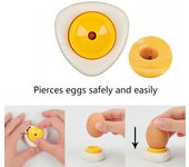 Creative Egg Piercer Pricker Seguridad Fácil Egg Piercer Craft DIY Maker Divisores de huevos Herramienta para huevos MYY