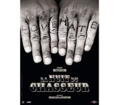 LA NUIT DU CHASSEUR Cartel Cinéma Originale Roulée Pequeño formato 60x40cm Robert Mitchum