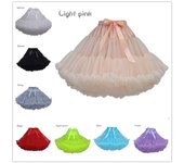 Mujeres Niñas Lolita enagua crinolina enagua Swing Tutu princesa falda Hippy Cosplay lindo vestido negro