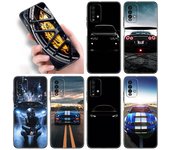 Funda de teléfono con diseño de coche deportivo para Xiaomi Redmi Note 10, 9 Pro Max, 10S, 10T, 9A, 9C, 9S, 9T, 8A, 8T, 8, 7 Pro, carcasa de TPU suave en color negro Redmi 9C