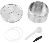 Cápsula de café reutilizable de acero inoxidable rellenable para cafetera