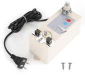 Bobinadora eléctrica de hilo automático para máquina de coser. Bobinadora de bobinas. negro