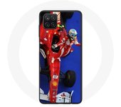 Coque pour Samsung Galaxy A42 5G Formule 1 Fernando Alonso Pilote automobile F1 Rouge