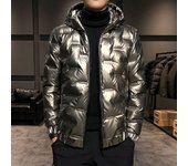 Chaqueta de plumón Abrigo corto de invierno Tendencia Guapo Negocios Tuhao Ropa de hombre m