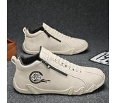 Zapatos de cuero para hombre, zapatos de trabajo informales de caña baja, mocasines juveniles sin cordones, zapatos de críquet cómodos para uso diario, zapatillas planas 45 negro