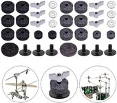Felt Drum Felt Pad Set Replacing drumheads Felt Pads New Wing Nuts Washers  Drum negro