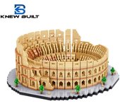CONOCÍ CONSTRUIDO Euro Constrution Roma Colosseum Micro Mini Building Blocks para adultos Niño Juguetes Set Arco del Triunfo Louvre Big Ben Ladrillo