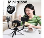Mini trípode de escritorio giratorio y estirable, de alta calidad, estable, grueso, cómodo de usar, equipo de transmisión en vivo profesional