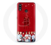 Coque pour Huawei P20 Lite BTS Bangtan Garçons Fond Rouge Cadeau de Noël 2023