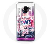 Coque pour Samsung Galaxy A8 Plus Formule 1 Sergio Pérez Pilote automobile de F1