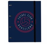 Carpeta de anillas del FC Barcelona One Size azul