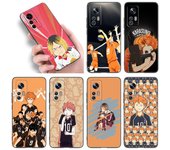 Funda de teléfono para Xiaomi de Anime Kozume Kenma Haikyuu Mi A2 8 9 SE Note 10 10T 11 12 Lite 9T 11T 12S 12T Pro A3 6X 12X, funda negra Xiaomi Mi A2(6X)