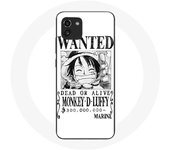 Coque pour Samsung Galaxy A03 One Piece Manga affiche de recherche Blanche