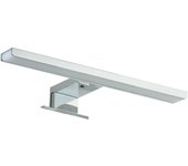 Luz LED para espejo, luces para armario de baño, 6000K, luz para espejo de maquillaje, iluminación de tocador, lámparas de pared IP44 6W plata