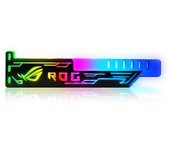 Soporte para tarjeta gráfica RGB25 RGB, suministro Horizontal colorido de 12V y 4 pines con soporte para tarjeta de luz LED negro