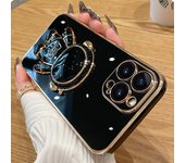 Funda con soporte de astronauta para iPhone 16, 11, 12, 13, 14, 15 Pro Max Plus, X, Xs, Xr, Mini, 16 Pro, 14 Plus, funda de silicona con soporte para iPhone 16 For iPhone 16