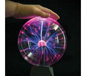 Lámpara mágica USB de 3/4/5/6/8 pulgadas, bola electrostática, bola mágica de cristal, bola mágica de Plasma, regalo de Navidad para niños, lámpara de cristal 3 inches