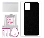 apgo Protective Skin Sticker for the back compatible with Motorola Edge 30 Neo, Wrap Film, Foil, Vinyl - Pattern Matte Black