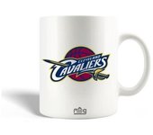 Mug en Céramique Cavaliers de Cleveland Franchise de Basketball NBA Logo