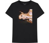 Ariana Grande Camiseta unisex con foto lateral para adultos L negro