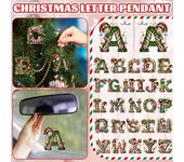 26 Letras,Navidad,Adornos,Acrílico,1 One Size