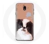 Coque pour Samsung Galaxy S5 Épagneul japonais Noir et Blanc Race de chiens